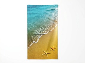 Rýchloschnúca XL plážová osuška SOLMARE farebná 100 x 180 cm, 100% mikrovlákno