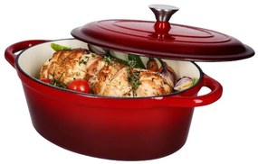 Silvercrest®  Liatinový pekáč, 4,8 l (červená)  (100393103)