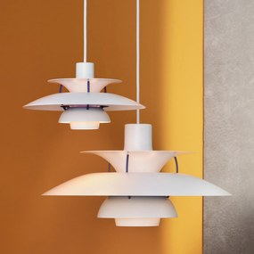 Louis Poulsen Závesná lampa PH 5 Classic White