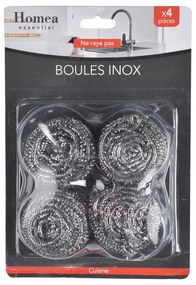 Oceľové drôtenky na umývanie riadu v sade 12 ks – Homéa