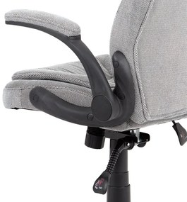 BONTEC Kancelárske kreslo, synchrónny mechanizmus, strieborná látka, KA-G303 SIL2 Farba: Strieborná