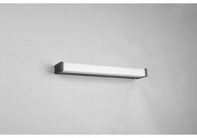 Matne čierne LED nástenné svietidlo (dĺžka 42 cm) Fabio - Trio