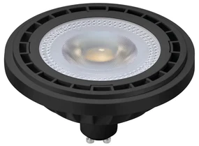 Halogénová LED žiarovka GU10 teplá 3000k 6w 510 lm čierna