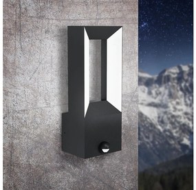 Eglo 98726 - LED Vonkajšie svietidlo so senzorom RIFORANO 2xLED/5W/230V IP44