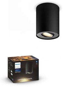 Philips HUE 8719514338524 Stropné svietidlo Philips HUE PILLAR GU10, 5,5W, 2200-6500K, 250lm, IP20, čierna