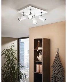 Eglo 95995 - LED Kúpeľňové bodové svietidlo TAMARA 1 4xGU10-LED/3,3W/230V