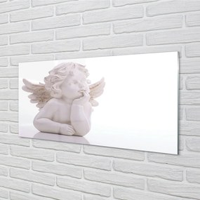 Sklenený obraz ležiace anjel 120x60 cm