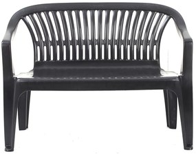 Lavička antracit Diva