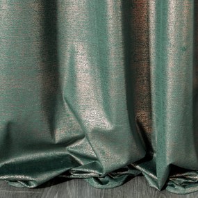 ZATEMŇOVACÍ ZÁVES NA KRÚŽKOCH AMBI 140X250 CM ZELENÁ