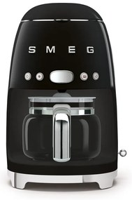 Čierny kávovar na filtrovanú kávu 50's Retro Style - SMEG