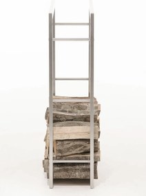 Stojan na palivové drevo Keri 25x80x100 - nerezová oceľ