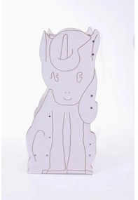 Učiaca veža UNICORN biela/javor