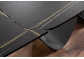 Rozkládací jídelní stůl Infinity 160/240 cm černý mat