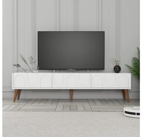 TV stolík/skrinka Bipemu 3 (biela + orech) . Vlastná spoľahlivá doprava až k Vám domov. 1095685
