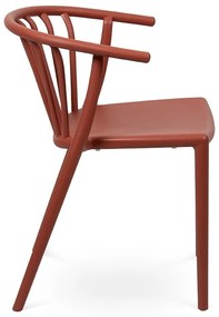 Hnedá plastová záhradná stolička Capri – Bonami Essentials