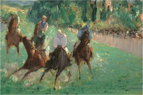 Obraz - Edouard Manet, At the Races, reprodukcia (90x60 cm)