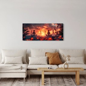 Obraz - Jóga v prírode (120x50 cm)