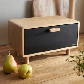 Chlebník BAMBOU čierny 991596