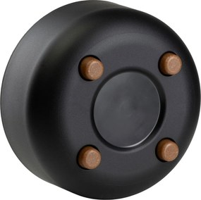 Plastový květináč na nožičkách TERRA 14,4x29,7 cm černý