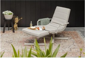 Sivobéžová záhradná podnožka Coosa – WOOOD