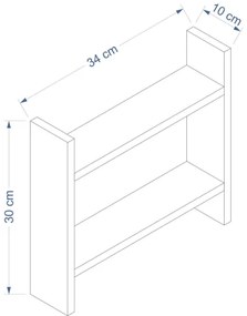 Polica KOREN borovica
