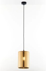 Jupiter 2090 - Luster na lanku CORTINA 1xE27/15W/230V zlatá/čierna