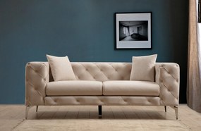 Luxusná dvojmiestna pohovka ComoDeluxe - krémová