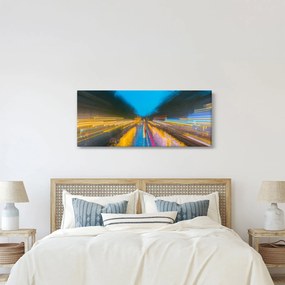 Obraz - Maľba abstrakcie (120x50 cm)