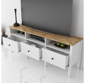TV stolík/skrinka Franc 26 (biele drevo). Vlastná spoľahlivá doprava až k Vám domov. 1107894