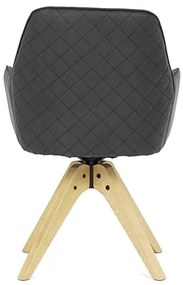 Autronic BONTEC Jedálenská stolička, čierna, látka, HC-539 BK3 Farba: Čierna