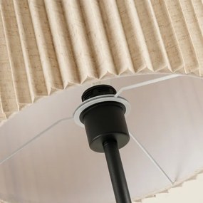 Brilagi - Stojacia lampa NORDIC WAVE 1xE27/15W/230V ľan/čierna