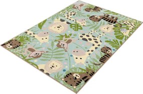 Detský koberec Funky Top Jungla mätový