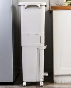 Odpadkový kôš NARDAN 42 l biely