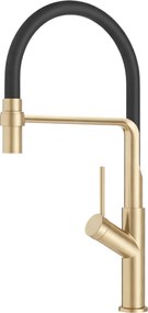 Gamma Venice, vysoká drezová batéria s elastickým ramenom, čierna-zlatá matná, GMA-BVK-BGD