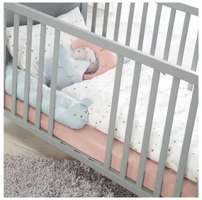 roba Detská postieľka Sternenzauber s príslušenstvom, 70 x 140 cm (hnedosivá)  (100340823)