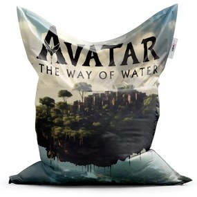 Sablio Sedací vak Avatar The Way of Water Lietajúce mesto - 200x140 cm