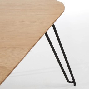 Rozkladací jedálenský stôl vanoc 170 (320) x 100 cm prírodný MUZZA