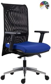 ANTARES Kancelárska stolička 1580 SYN GALA NET čalúnenie KOŽA LEATHER