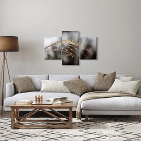Obraz kvapiek na rastline (90x60 cm)