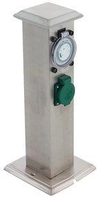 Eglo 96351 - Vonkajší zásuvkový stĺpik PARK T SCHUKO IP44