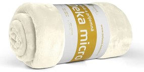 Polášek Mikroflanelová deka s barančekom - Oriešková | 100 x 150 cm