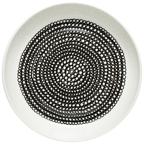Hlboký tanier Oiva Räsymatto 20,5cm, čierny