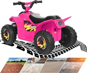 Detský štvorkolka na batérie, ružová