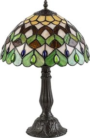 Brilagi - Tiffany vitrážová stolová lampa MARGARET 1xE27/40W/230V