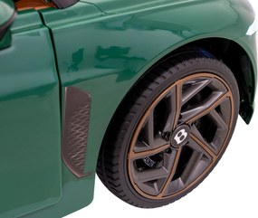 Ramiz Bentley Bacalar batériové auto pre deti Zelené + diaľkové ovládanie + EVA + pomalý štart + LED Audio