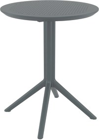 Skladací stôl Sky round - tmavosivá