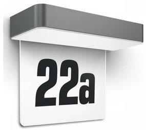 Steinel 065935 - LED solárne domové číslo LED/0,07W 2000 mAh IP44 antracit