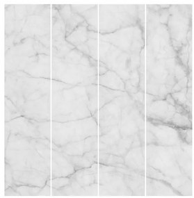 MANUFACTURER -  Súprava posuvnej záclony - Bianco Carrara - 4 panely
