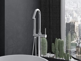 Mexen Gaja, voľnestojaca vaňová batéria, chrómová, 75333-00