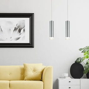 Luster na lanku ARMIN 2xGU10/10W/230V lesklý chróm